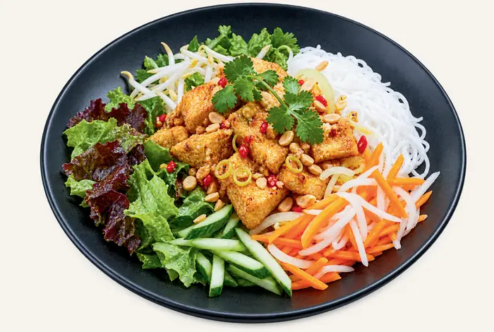 12A. Bún đậu phụ xào sả ớt