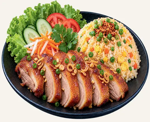 10D. Cơm rang Vịt chiên giòn