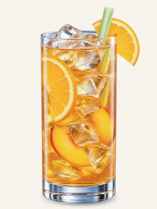 60. Pfirsich-Orangen-Zitronengras-Eistee