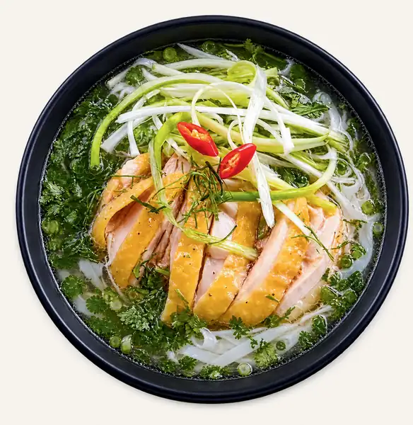 7F. Phở gà rút xương