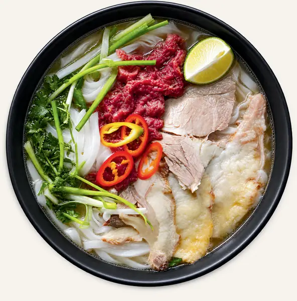 7B. Phở tái nạm gầu