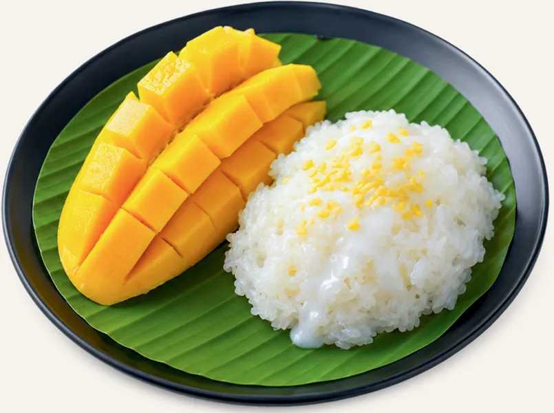 21. Xôi xoài · Mango Sticky Rice